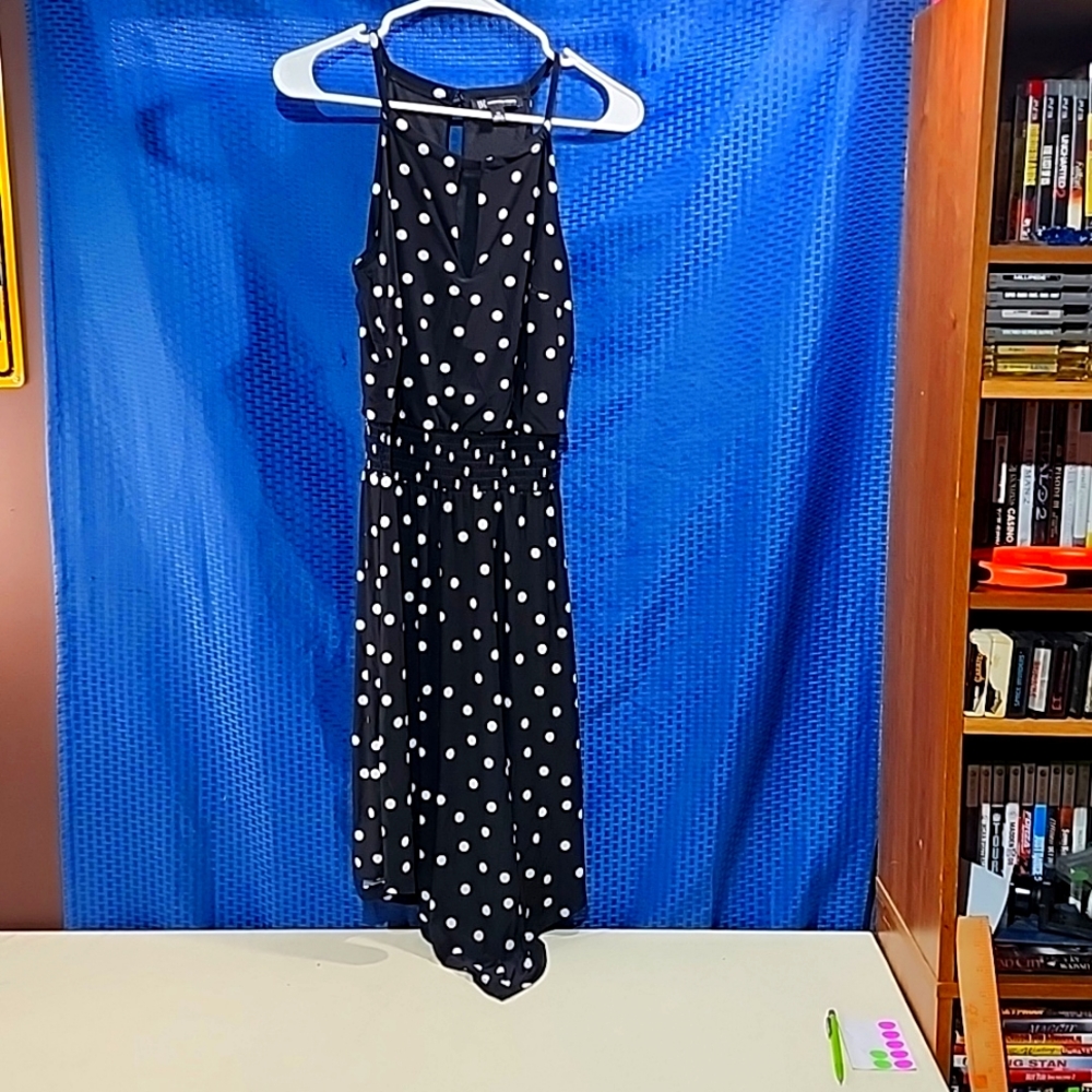 INC Black with white dots